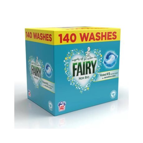 【NO1. sale !!! over 10000 sold !!!!】Fairy Non Bio Pods. 140 Washes. Laundry Detergent. Washing Liquid Tablets/Capsules